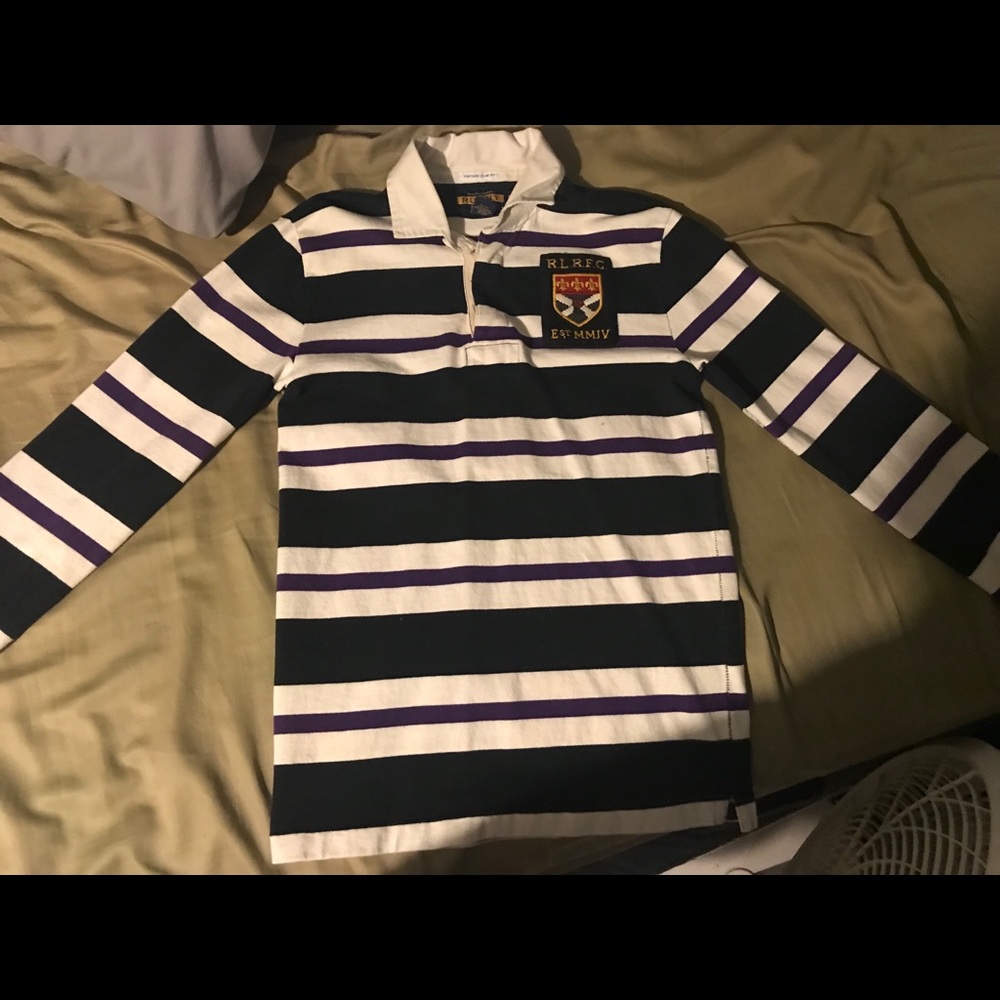 Ralph Lauren Rugby patch rare vintage long sleeve